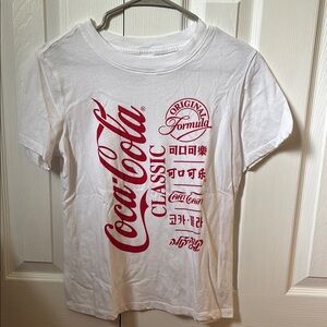 Coca Cola Red and White Short Sleeve Tee